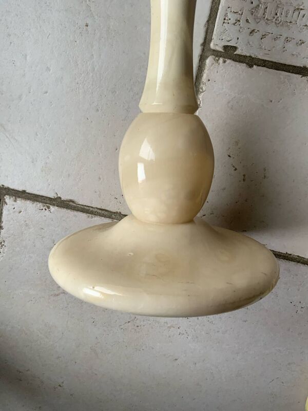 Cendrier sur colonne en marbre - Pièce vintage d'exception - Style Art