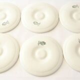 Set of 6 shell plates