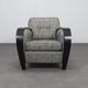 Set of 2 Art Deco Style Lounge Chairs by Bench