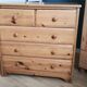 Vintage solid pine children's bedroom chest of drawers IKEA