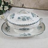 Small iron clay soup tureen