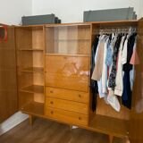 Armoire scandinave vintage penderie vitrine