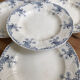 Series of 6 old Longwy flat plates