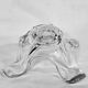 Crystal candlestick from Bayel, flower petal shape A559
