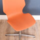 1960s vinyl desk swivel chair chrome base