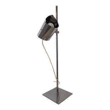 Lampe à spot Space age en métal chromé, France vers 1970