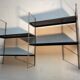 Metal wall shelf