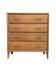 Commode vintage pieds compas chêne patine d’origine 1950