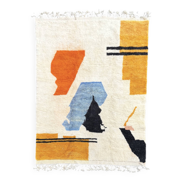 Moroccan Berber rug, Beni Ourain style, 200×300 cm