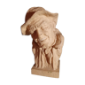 Old man bust in terracotta