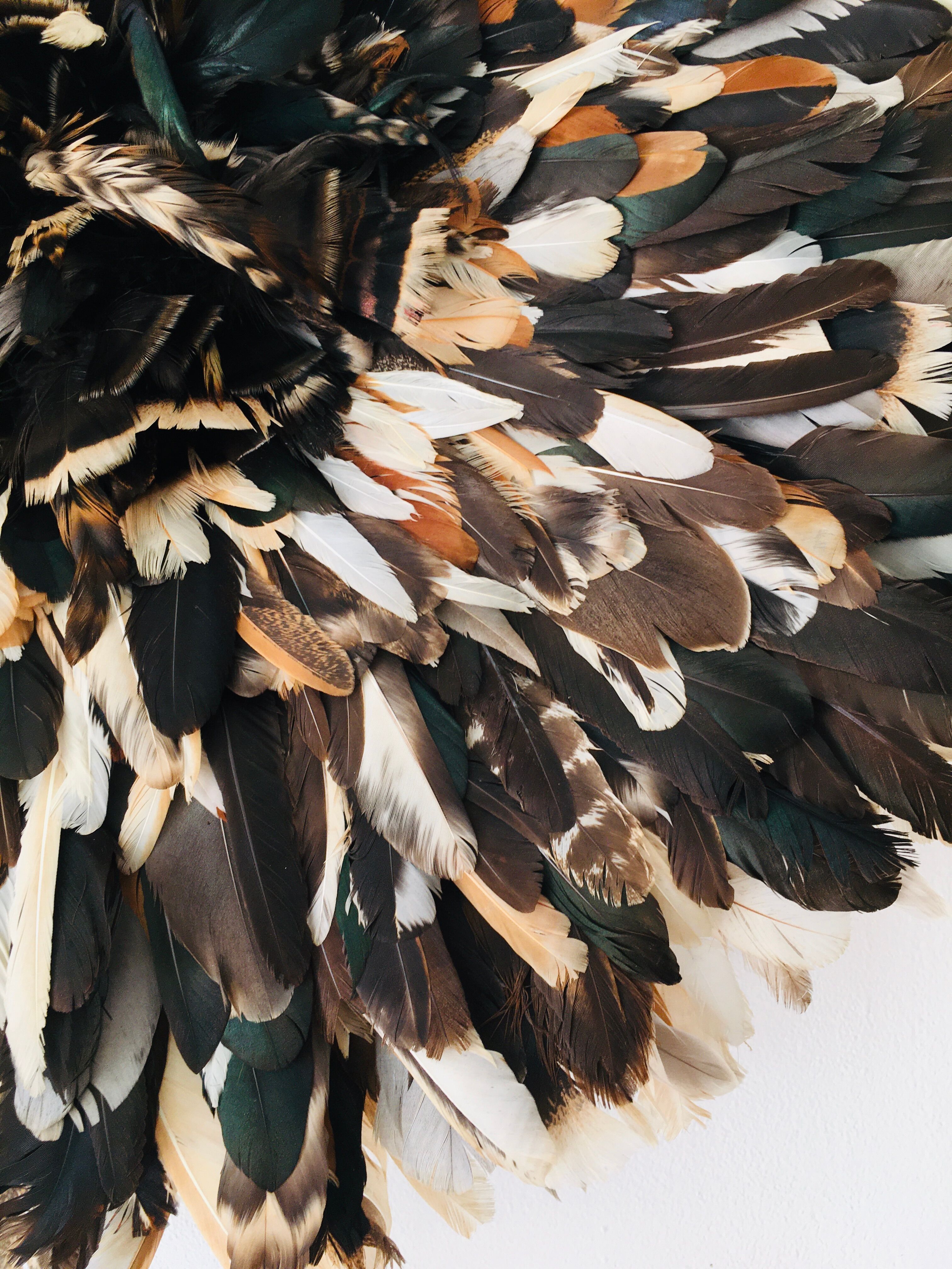 Juju hat black speckled 70 cm