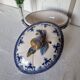 Antique earthenware tureen by Émile Tessier (1887-1971), Malicorne, France