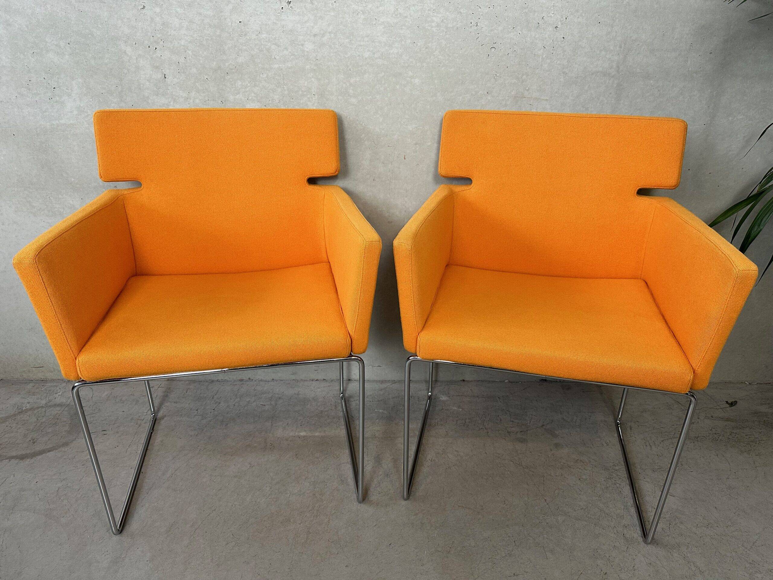 2x fauteuils vintage 'Key-s' – Arnold Merckx – Artifort