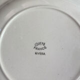 Shallow porcelain plates, Gien