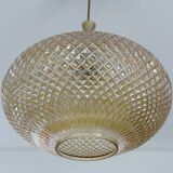 Vintage Scandinavian Glass Pendant Light