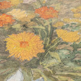 Art Déco Flowers, Aquarelle on thick Paper, 64 x 74 cm