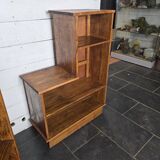 Pair of 1960s solid oak bookcases