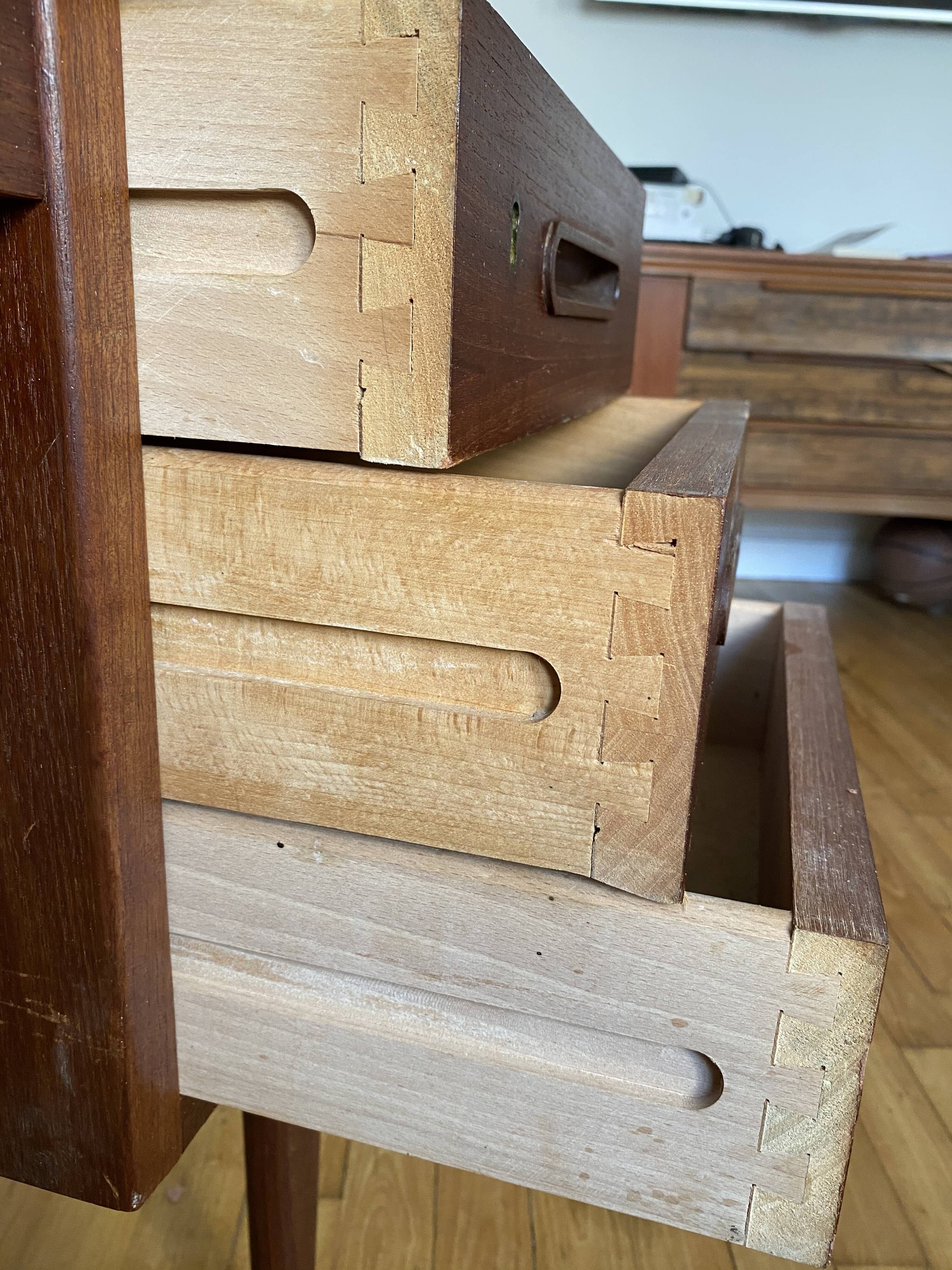 Scandinavian teak desk