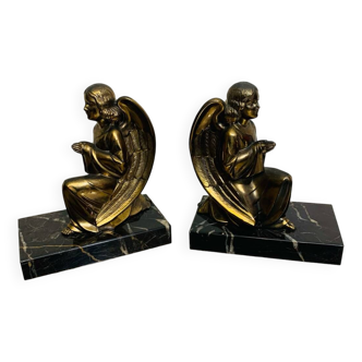 Pair of angel bookends