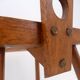 Set of 6 wooden T backs Dining Chairs - 1960s