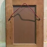 Venetian mirror in eglomise glass and gilded wood