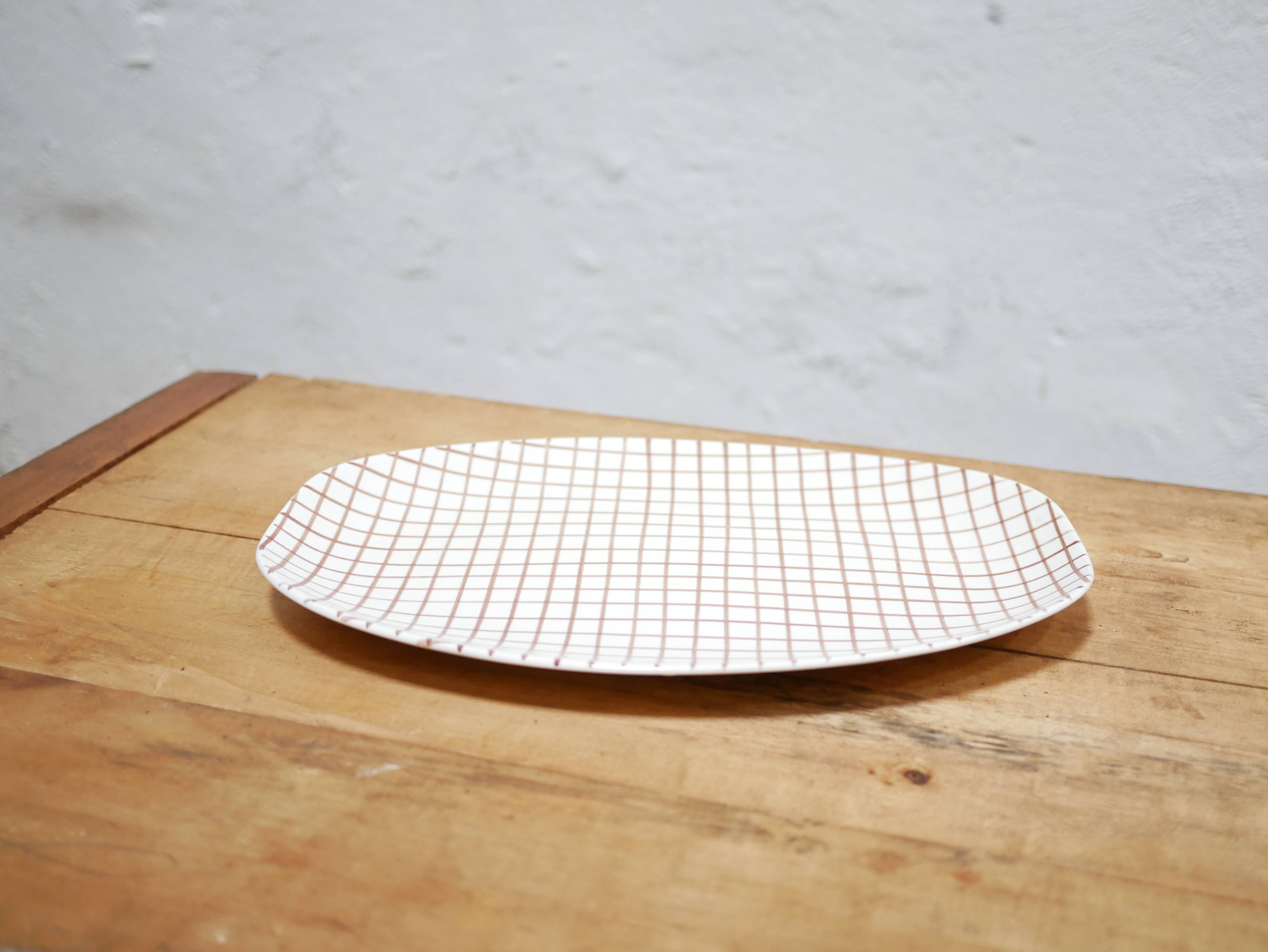 Vintage ceramic dish by the Longchamp manufacture, France