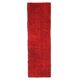Vintage Turkish Hand-Knotted Wool Cotton Red Kilim Runner Rug 72x256
