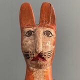 Old handcrafted wooden toy