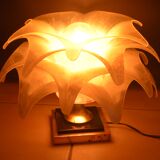 Maison Rougier vintage palm-shaped lamp from the 1970s to 1980s