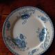 6 flat plates Sarreguemines Utzschneider & Cie model Royat