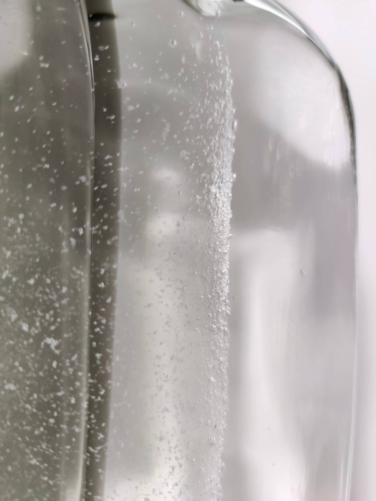 Transparent Sommerso Murano Glass Vase by Hora P with Rhomboid Base, 1980s