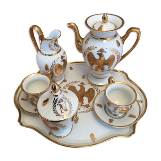 Paris Style Empire porcelain coffee service