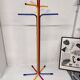 Children's coat rack in multi-colored metal