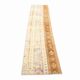 Tapis de couloir vintage pêche et crème 2x8, 57x246 cm
