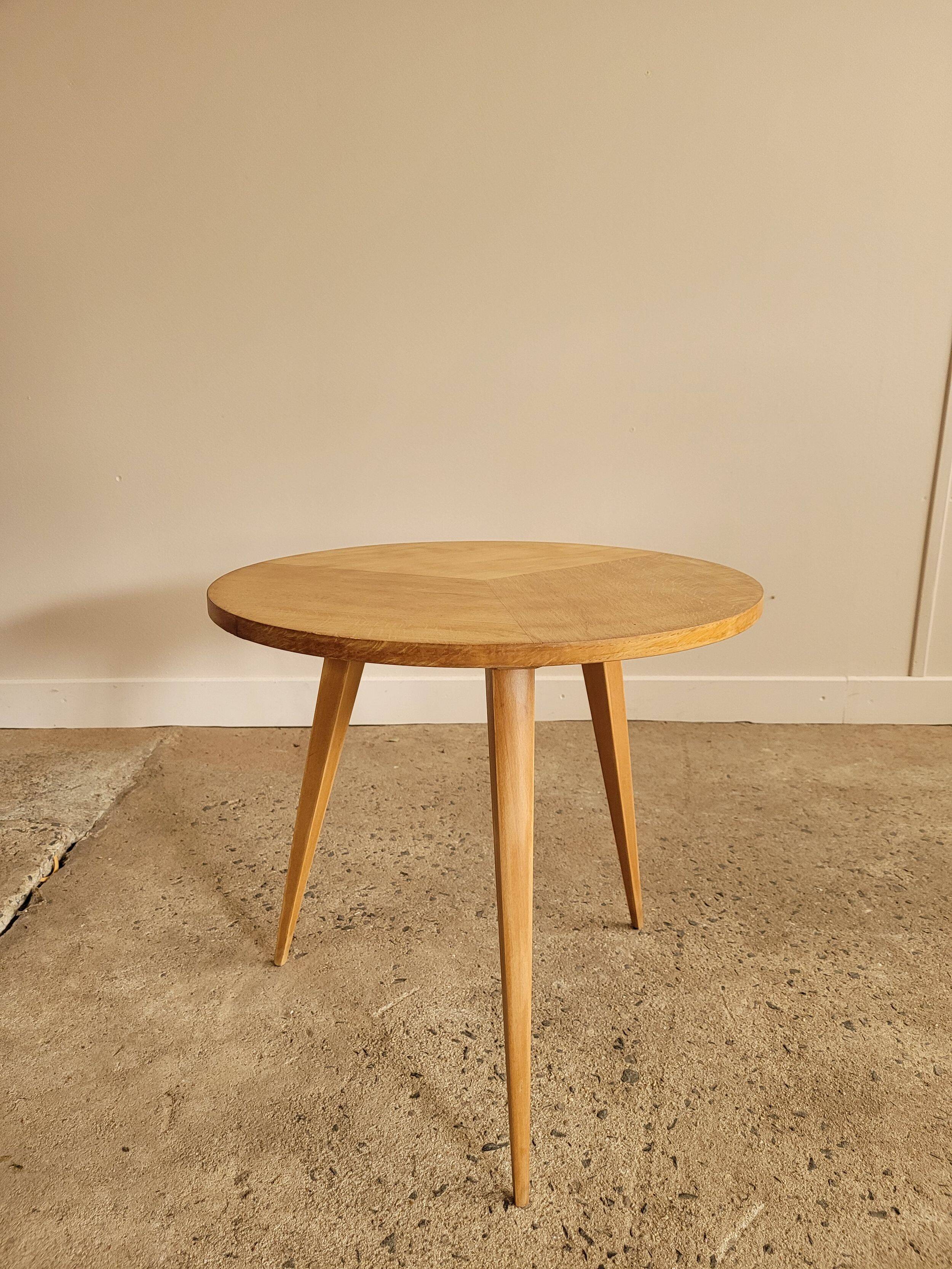 Vintage tripod coffee table