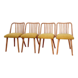 Set of chairs designed by A. Suman, Czechoslovakia, the 60s