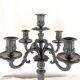 Pair of Bronze Candelabra - Louis XVI Style Candlestick, 19th Century
