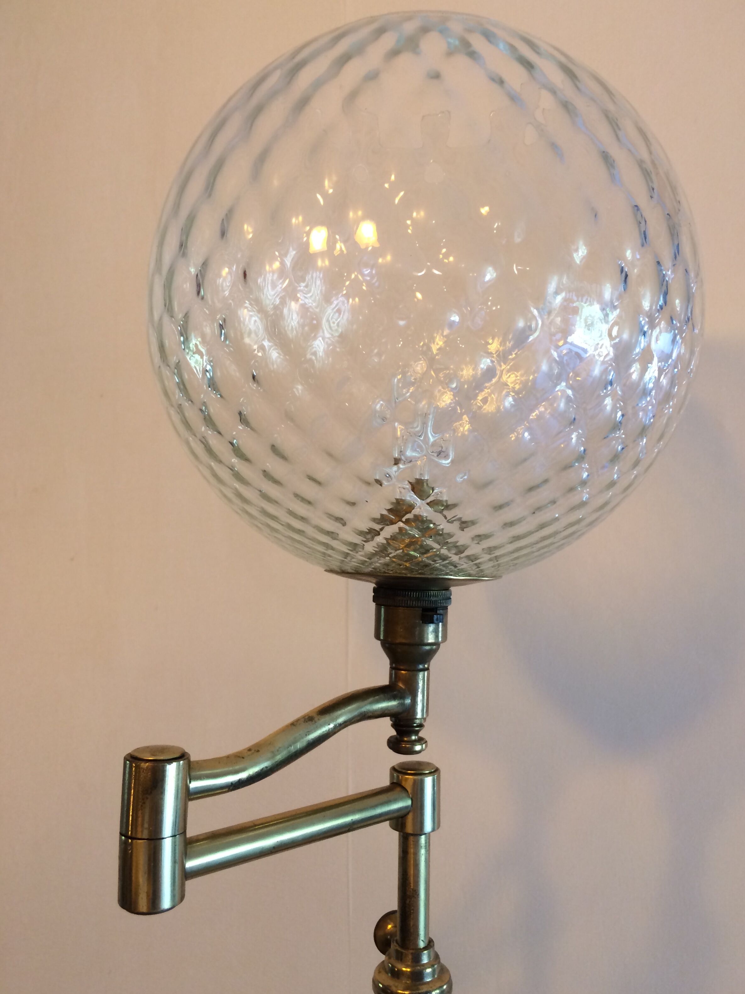 Globe floor lamp