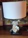 Lampe de table en nacre capiz et coquillage
