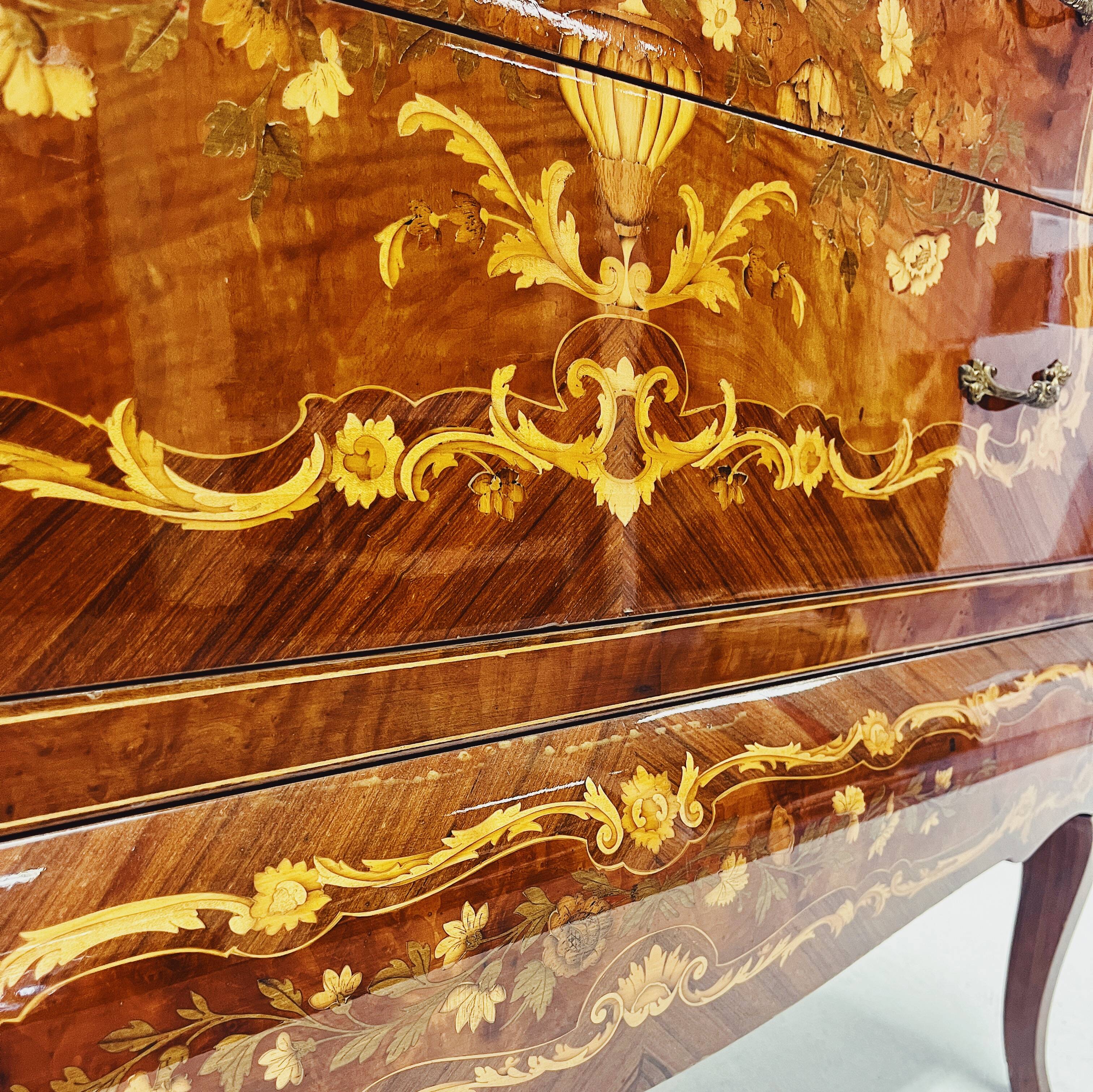French Empire Marquetry Desk