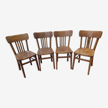 4 antique bistro chairs