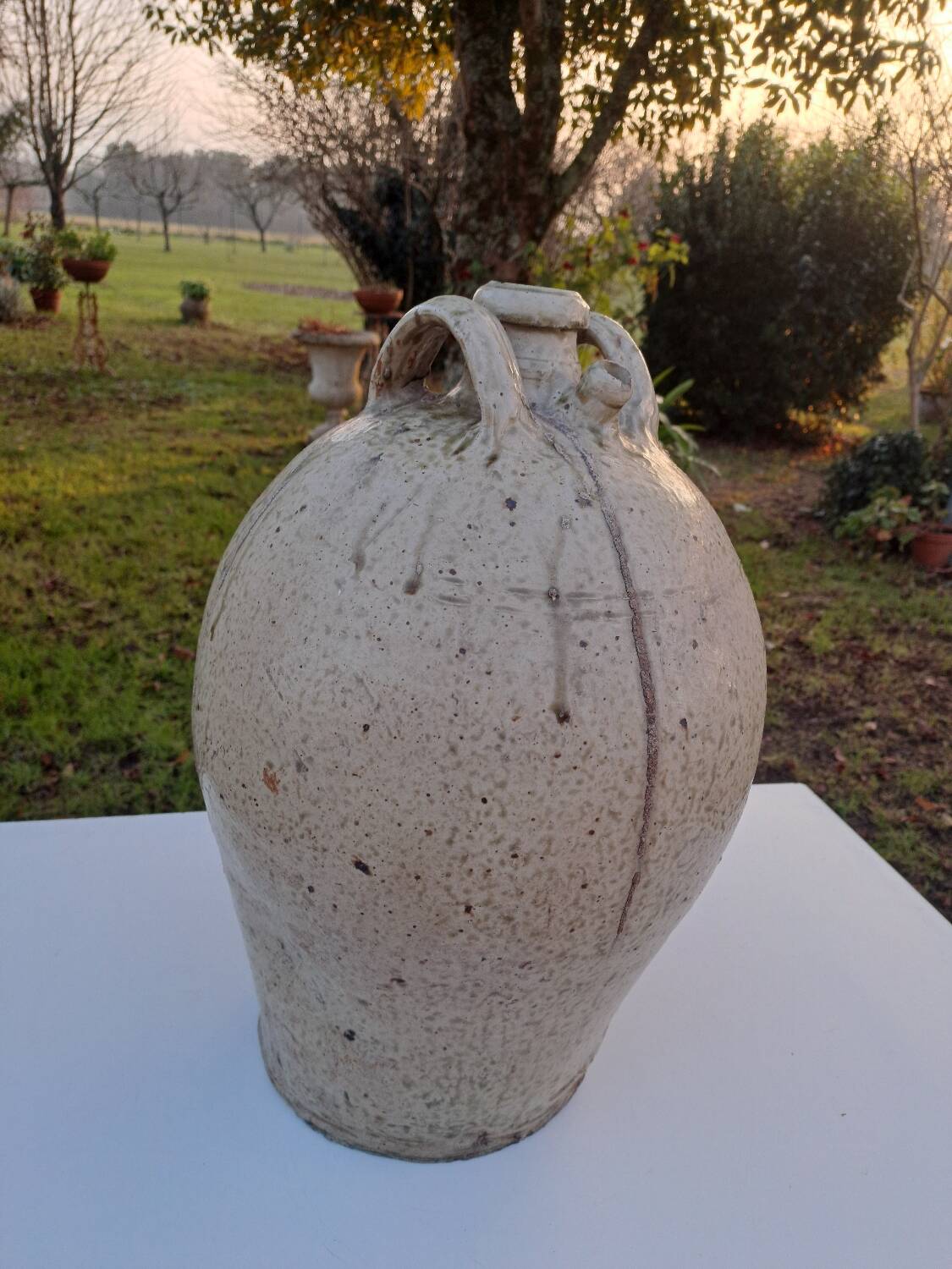 Large glazed stoneware jug