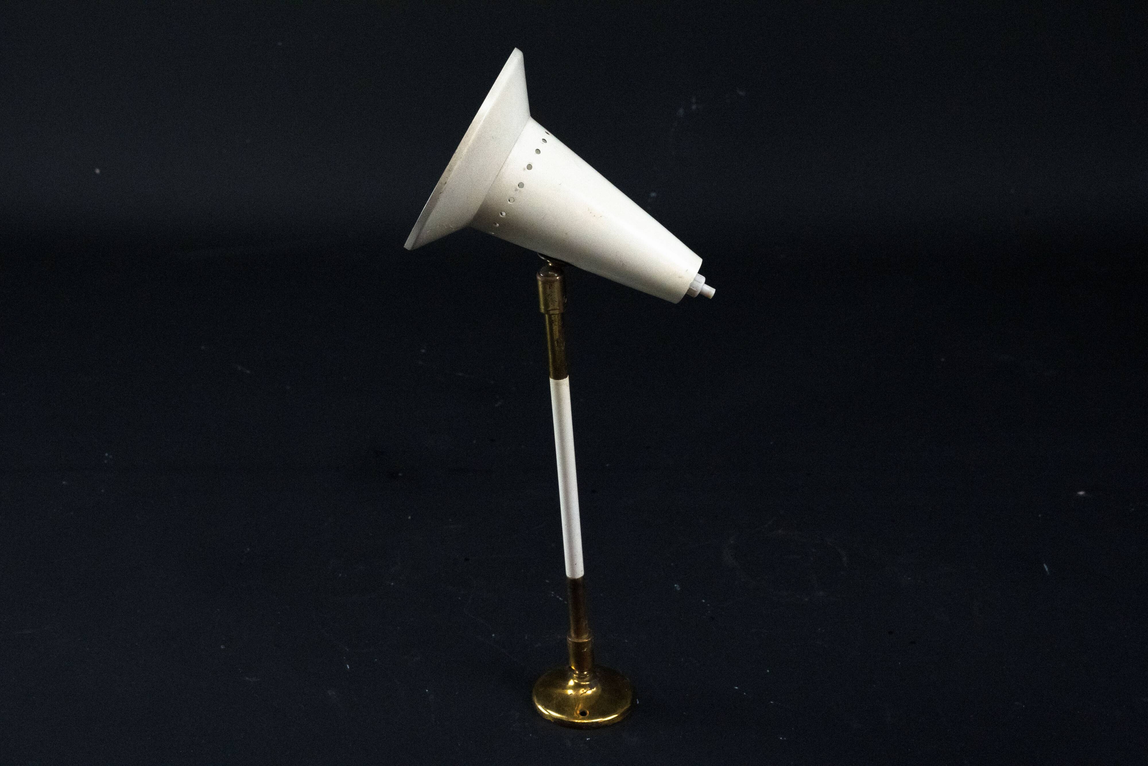 Mid-Century orientable wall lamp by Stilux Milano, Italy, 1950s.