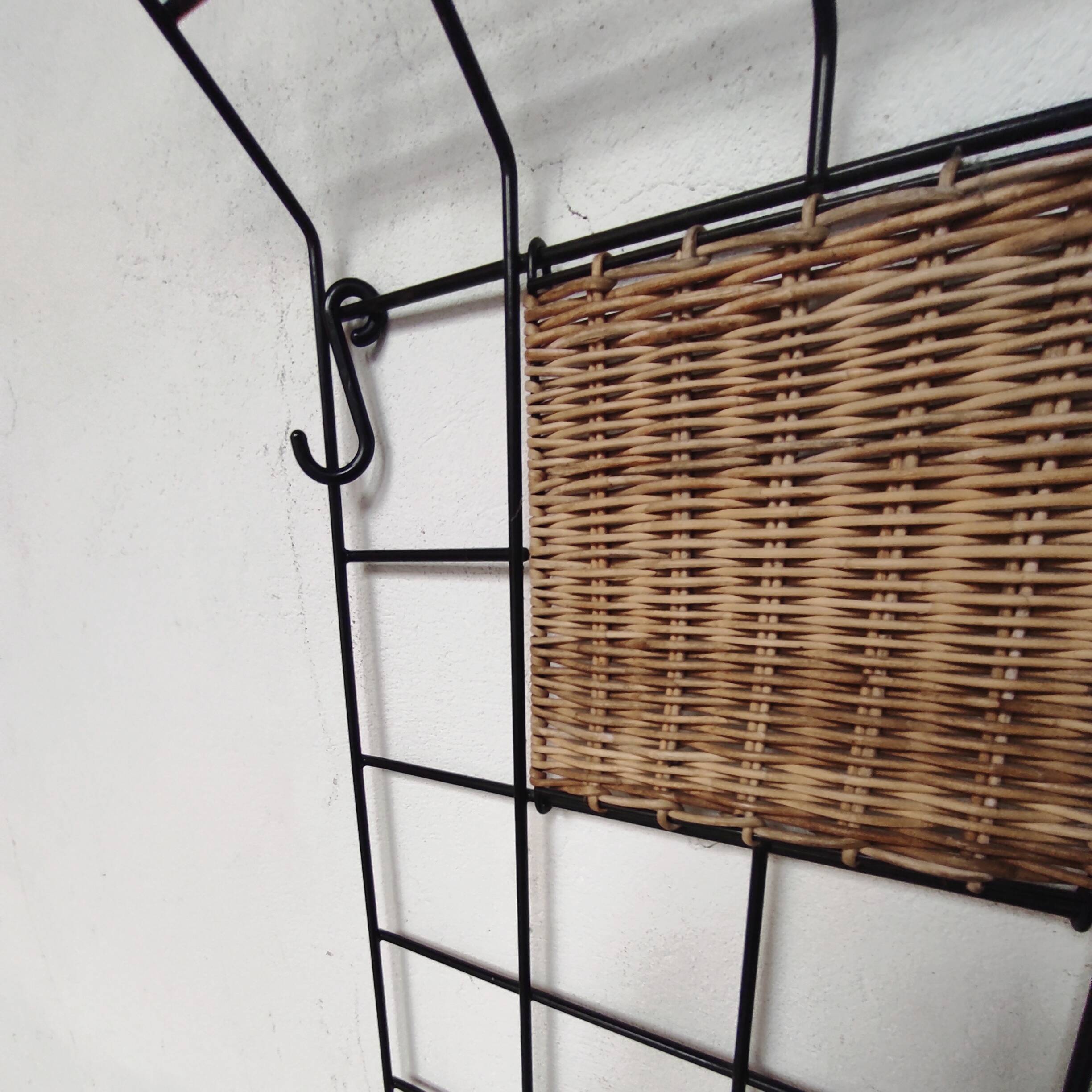 Wall-mounted coat rack, 1960