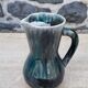Enamelled ceramic pitcher signed Morvan
