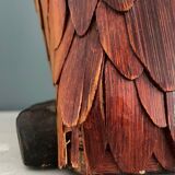 Vintage umbrella stand in the shape of an owl