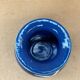 Old ball vase prod art ceramic blue decor storks alsace vintage