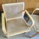 Chaises Olivo Pietro 70' cannage et bois