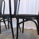 Chaise de salle à manger vintage stol kamnik noire : style yougoslave des années 1970