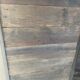 Industrial metal & solid wood screen - Unique designer piece